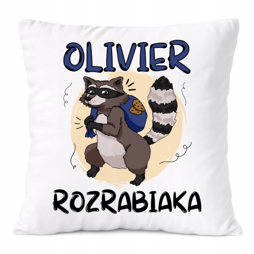 Poduszka Prezent Dla Oliviera Syna Dziecka z Nadrukiem ze Zdjęciem