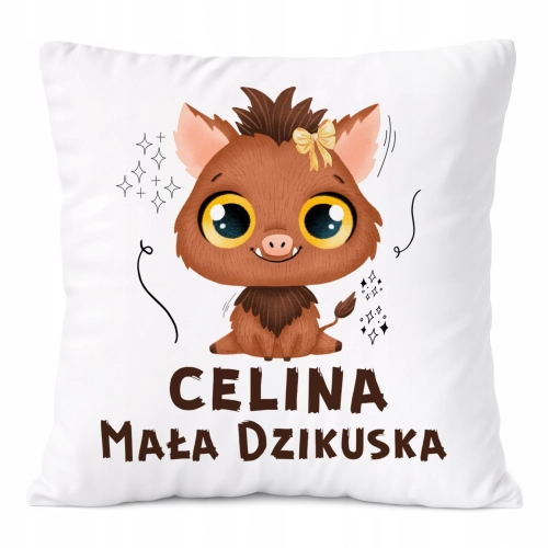 Poduszka Prezent Dla Celiny Córki Dziecka z Nadrukiem ze Zdjęciem