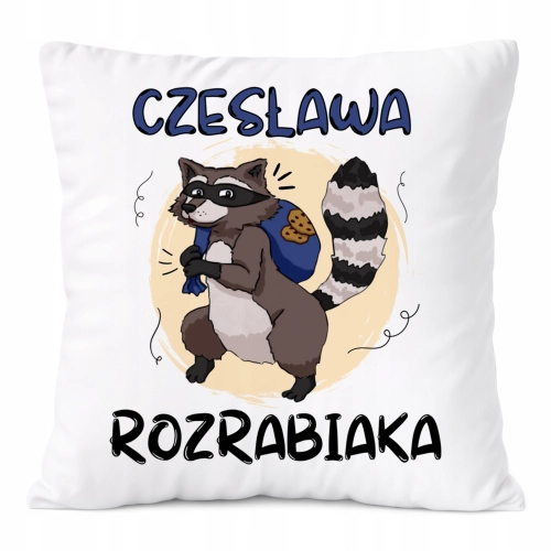 Poduszka Prezent Dla Czesławy Córki Dziecka z Nadrukiem ze Zdjęciem