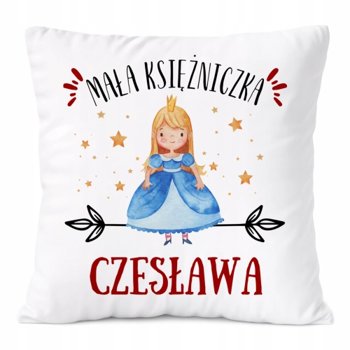 Poduszka Prezent Dla Czesławy Córki Dziecka z Nadrukiem ze Zdjęciem