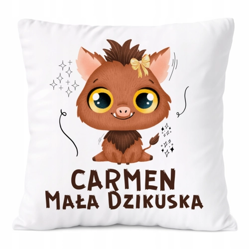 Poduszka Prezent Dla Carmen Córki Dziecka z Nadrukiem ze Zdjęciem