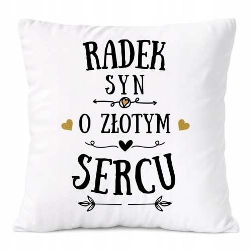 Poduszka Prezent Dla Radka Syna Dziecka z Nadrukiem ze Zdjęciem