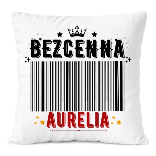 Poduszka Prezent Dla Aurelii Córki Dziecka z Nadrukiem ze Zdjęciem