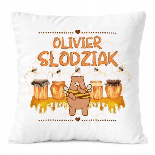 Poduszka Prezent Dla Oliviera Syna Dziecka z Nadrukiem ze Zdjęciem
