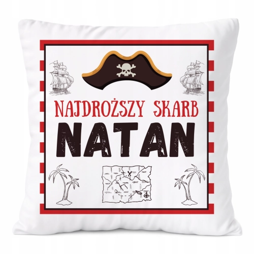 Poduszka Prezent Dla Natana Syna Dziecka z Nadrukiem ze Zdjęciem