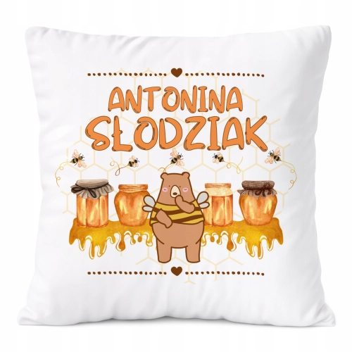 Poduszka Prezent Dla Antoniny Córki Dziecka z Nadrukiem ze Zdjęciem