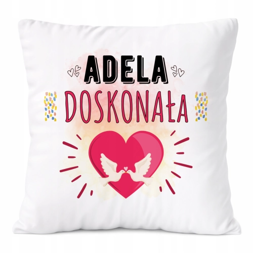 Poduszka Prezent Dla Adeli Córki Dziecka z Nadrukiem ze Zdjęciem