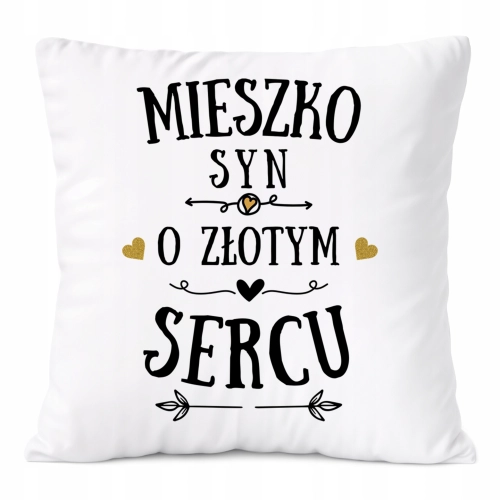Poduszka Prezent Dla Mieszka Syna Dziecka z Nadrukiem ze Zdjęciem