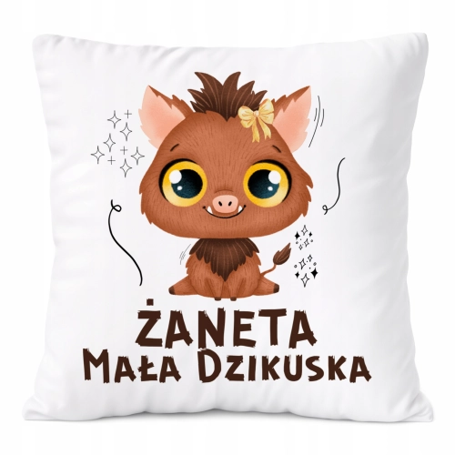 Poduszka Prezent Dla Żanety Córki Dziecka z Nadrukiem ze Zdjęciem