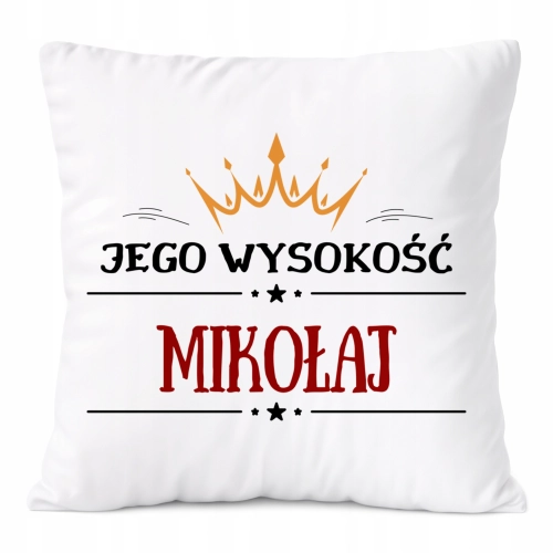 Poduszka Prezent Dla Mikołaja Syna Dziecka z Nadrukiem ze Zdjęciem