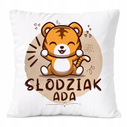 Poduszka Prezent Dla Ady Córki Dziecka z Nadrukiem ze Zdjęciem