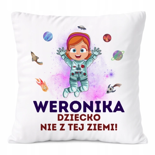 Poduszka Prezent Dla Weroniki Córki Dziecka z Nadrukiem ze Zdjęciem