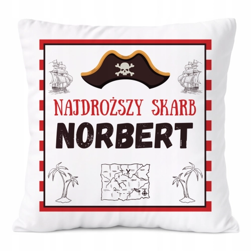 Poduszka Prezent Dla Norberta Syna Dziecka z Nadrukiem ze Zdjęciem