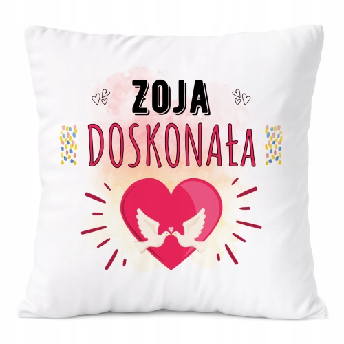 Poduszka Prezent Dla Zoi Córki Dziecka z Nadrukiem ze Zdjęciem