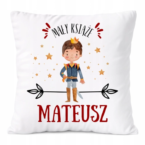 Poduszka Prezent Dla Mateusza Syna Dziecka z Nadrukiem ze Zdjęciem