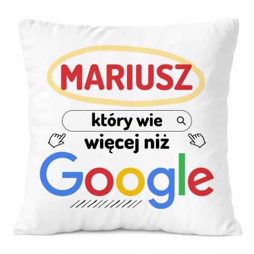 Poduszka Prezent Dla Mariusza Syna Dziecka z Nadrukiem ze Zdjęciem