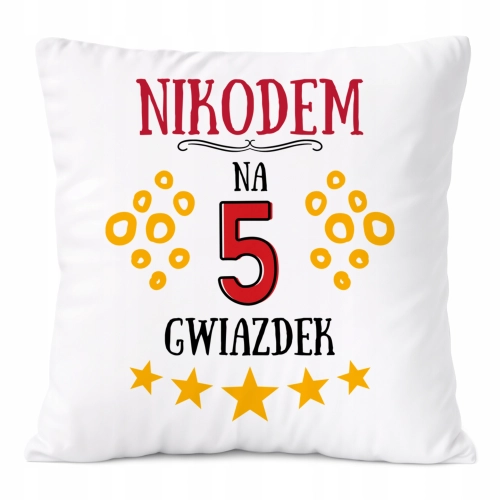 Poduszka Prezent Dla Nikodema Syna Dziecka z Nadrukiem ze Zdjęciem