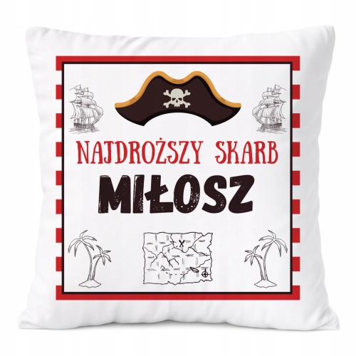 Poduszka Prezent Dla Miłosza Syna Dziecka z Nadrukiem ze Zdjęciem