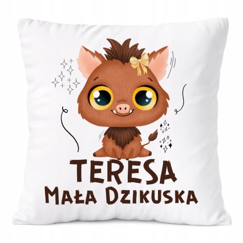 Poduszka Prezent Dla Teresy Córki Dziecka z Nadrukiem ze Zdjęciem