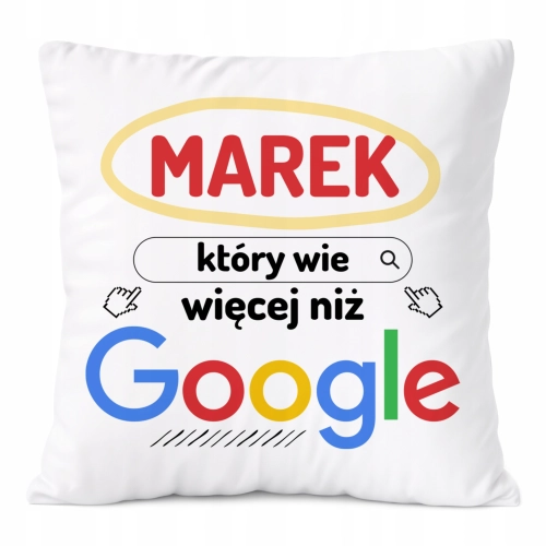 Poduszka Prezent Dla Marka Syna Dziecka z Nadrukiem ze Zdjęciem