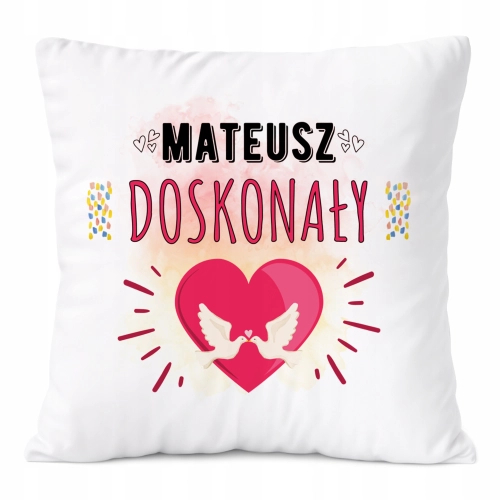 Poduszka Prezent Dla Mateusza Syna Dziecka z Nadrukiem ze Zdjęciem