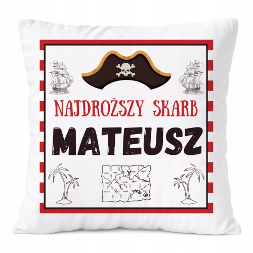 Poduszka Prezent Dla Mateusza Syna Dziecka z Nadrukiem ze Zdjęciem
