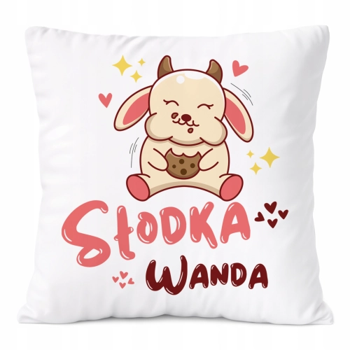 Poduszka Prezent Dla Wandy Córki Dziecka z Nadrukiem ze Zdjęciem
