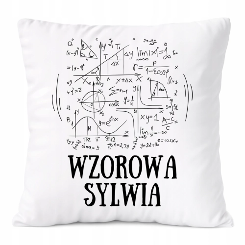Poduszka Prezent Dla Sylwii Córki Dziecka z Nadrukiem ze Zdjęciem