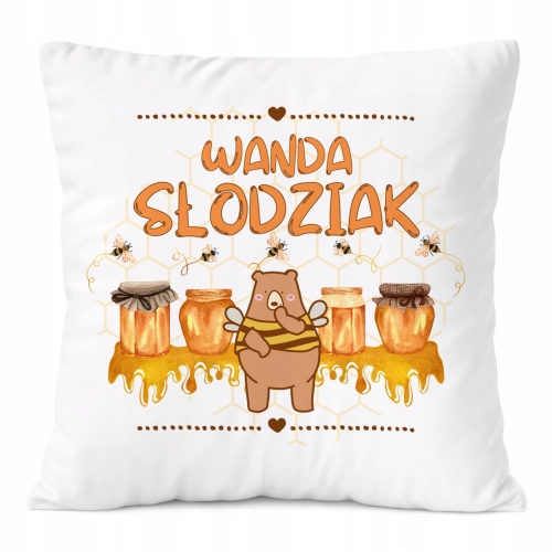 Poduszka Prezent Dla Wandy Córki Dziecka z Nadrukiem ze Zdjęciem
