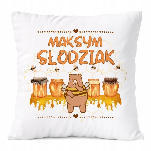 Poduszka Prezent Dla Maksyma Syna Dziecka z Nadrukiem ze Zdjęciem