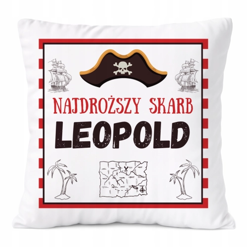 Poduszka Prezent Dla Leopolda Syna Dziecka z Nadrukiem ze Zdjęciem
