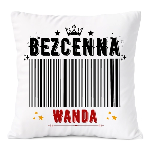 Poduszka Prezent Dla Wandy Córki Dziecka z Nadrukiem ze Zdjęciem