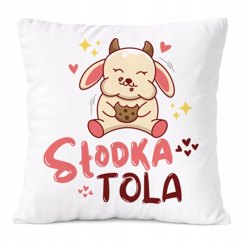 Poduszka Prezent Dla Toli Córki Dziecka z Nadrukiem ze Zdjęciem