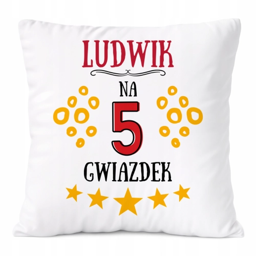 Poduszka Prezent Dla Ludwika Syna Dziecka z Nadrukiem ze Zdjęciem