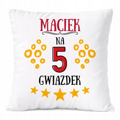 Poduszka Prezent Dla Maćka Syna Dziecka z Nadrukiem ze Zdjęciem
