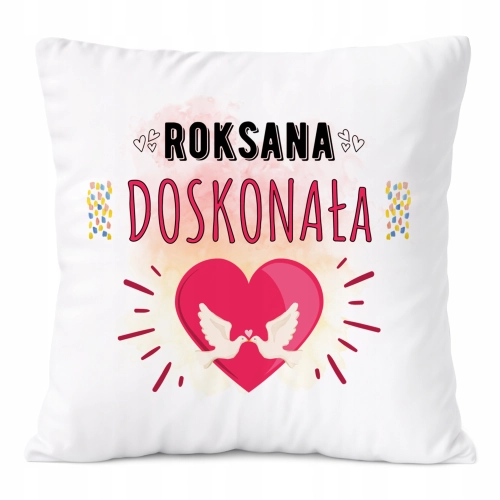 Poduszka Prezent Dla Roksany Córki Dziecka z Nadrukiem ze Zdjęciem