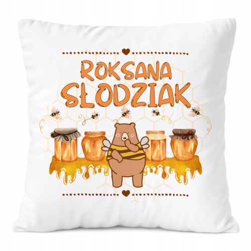 Poduszka Prezent Dla Roksany Córki Dziecka z Nadrukiem ze Zdjęciem