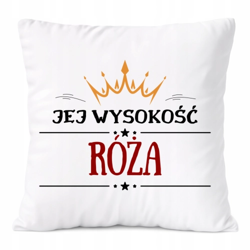 Poduszka Prezent Dla Róży Córki Dziecka z Nadrukiem ze Zdjęciem
