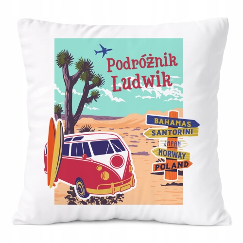 Poduszka Prezent Dla Ludwika Syna Dziecka z Nadrukiem ze Zdjęciem