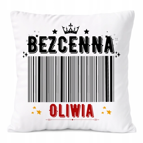 Poduszka Prezent Dla Oliwii Córki Dziecka z Nadrukiem ze Zdjęciem