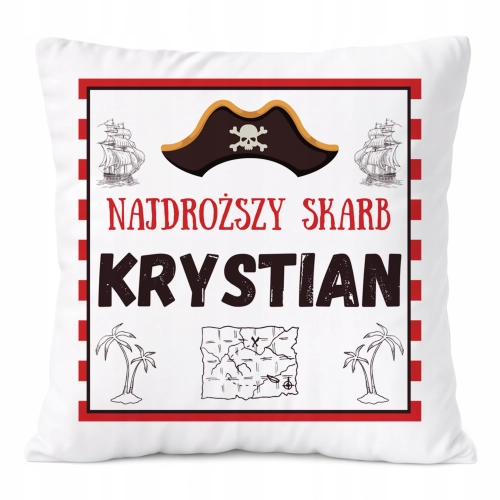 Poduszka Prezent Dla Krystiana Syna Dziecka z Nadrukiem ze Zdjęciem