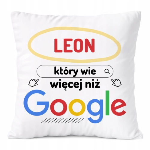 Poduszka Prezent Dla Leona Syna Dziecka z Nadrukiem ze Zdjęciem