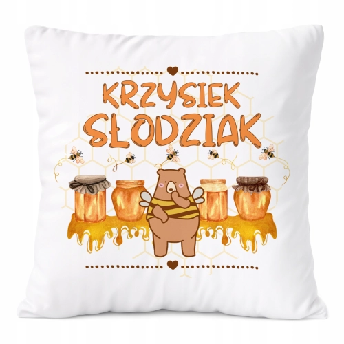 Poduszka Prezent Dla Krzyśka Syna Dziecka z Nadrukiem ze Zdjęciem