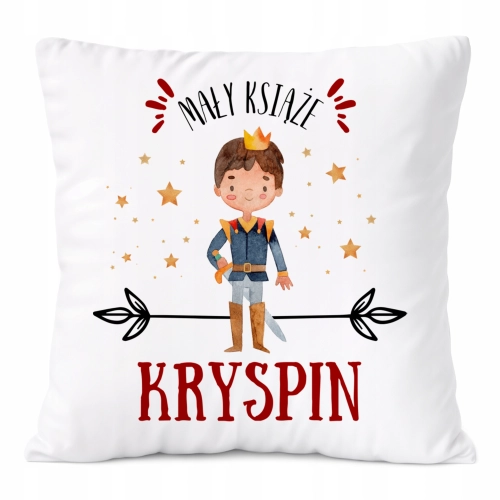 Poduszka Prezent Dla Kryspina Syna Dziecka z Nadrukiem ze Zdjęciem