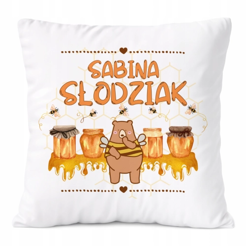 Poduszka Prezent Dla Sabiny Córki Dziecka z Nadrukiem ze Zdjęciem