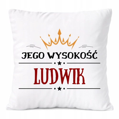 Poduszka Prezent Dla Ludwika Syna Dziecka z Nadrukiem ze Zdjęciem