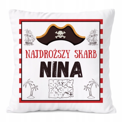 Poduszka Prezent Dla Niny Córki Dziecka z Nadrukiem ze Zdjęciem