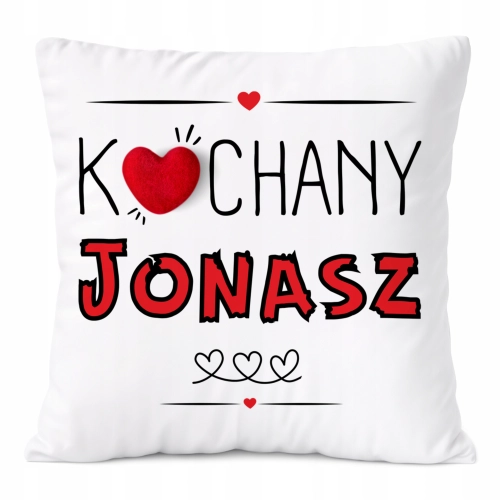 Poduszka Prezent Dla Jonasza Syna Dziecka z Nadrukiem ze Zdjęciem