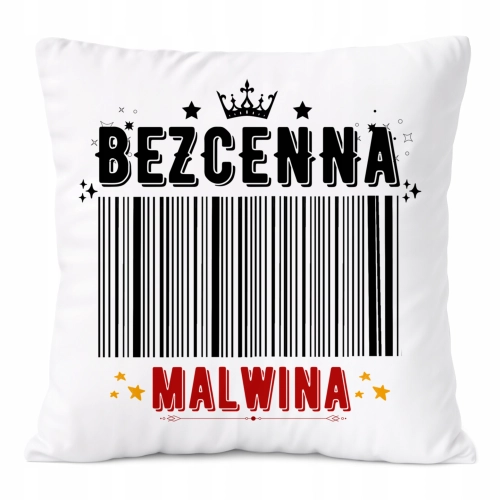 Poduszka Prezent Dla Malwiny Córki Dziecka z Nadrukiem ze Zdjęciem
