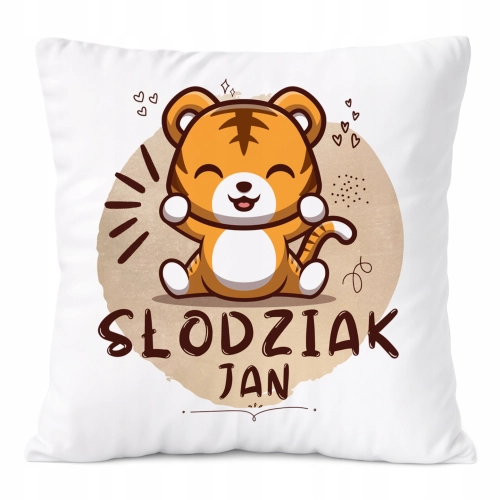 Poduszka Prezent Dla Jana Syna Dziecka z Nadrukiem ze Zdjęciem
